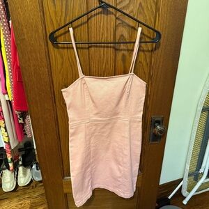 Pink Spaghetti Strap Dress